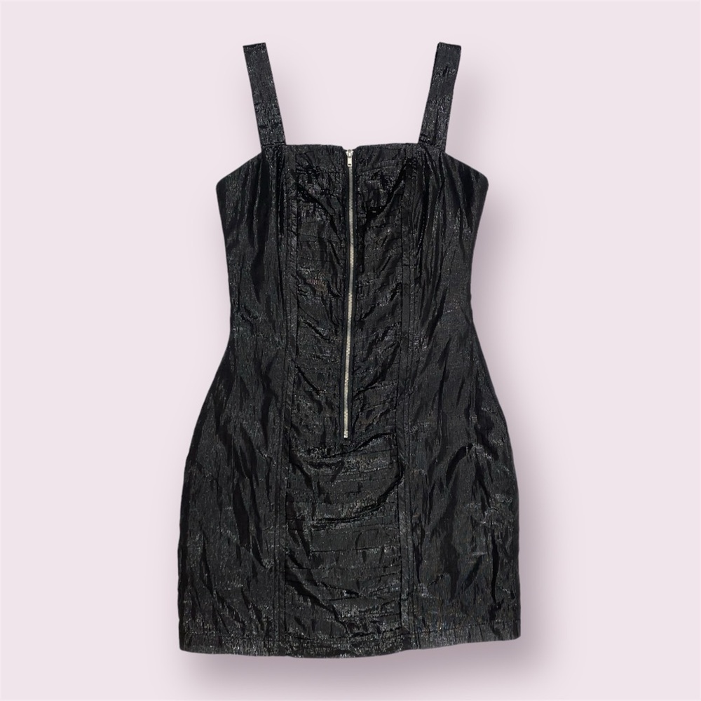 Walter Baker Black Shimmer Mini Dress size XS